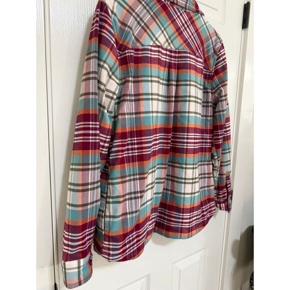 L.L. Bean Plaid Schacket in Womens Size Large - Picture 2 of 7